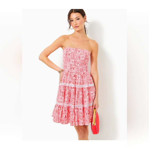 Lilly Pulitzer Dresses & Skirts - NWT Lilly Pulitzer KELVINA SMOCKED DRESS- M